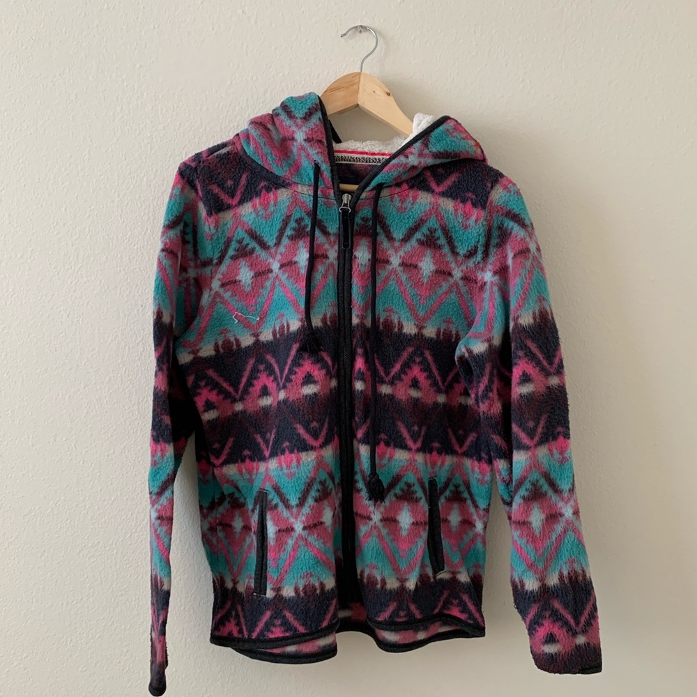 Cozy, Fleece 90s Inspired Zip Up